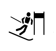 skiing (slalom)